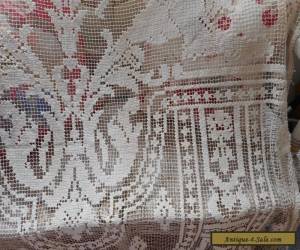 Item Antique fillet lace curtain for Sale