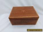LOVELY ANTIQUE VINTAGE INLAID WOODEN BOX. for Sale