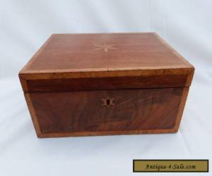 Item LOVELY ANTIQUE VINTAGE INLAID WOODEN BOX. for Sale