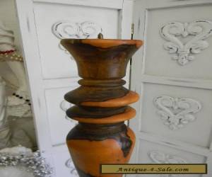 Item The Best Old Vintage Carved Wood Column Baluster~GORGEOUS Wood Grain for Sale