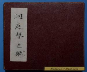 Item Rare Old Chinese Calligraphy Handwriting Book Signed ShuDongPo WJ205 for Sale