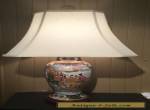 Antique Chinese Hand Painted Porcelain Lamp for Sale