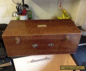Item Vintage / antique Electrolux Wooden chest trunk Box Case collectible  for Sale