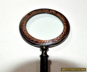Item ANTIQUE STYLE HENRY HUGHES LONDON MAGNIFIER BRASS MAGNIFIER GIFT for Sale