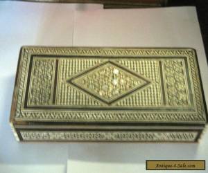 Item vintage / antique persian inlaid mother of pearl box for Sale