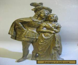 Item Vintage antique hand made brass figurine  for Sale