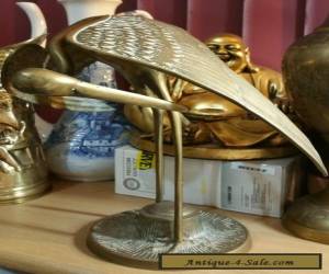 Item VINTAGE LARGE SOLID BRASS "PAIR OF BIRDS" VERY HEAVY for Sale
