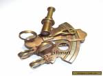 Solid Brass Antique Vintage Nautical Maritime Marine Gift Sextant 3" for Sale