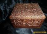 Vintage  Hand Carved Wood Box for Sale