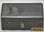 Fantastic Antique Japanese Lacquer Wooden Box w/Embossed Design Circa 1800s for Sale