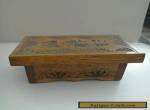 VINTAGE WOODEN TRINKET BOX for Sale