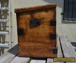 Item ANTIQUE 19TH CENTURY FRENCH COUNTRY PRIMITIVE HANDMADE BLANKET TRUNK for Sale
