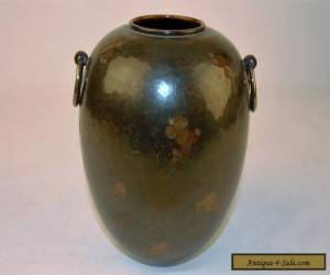 Item Gyokusendo Vase- small two circle handle design for Sale