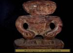 IFUGAO RITUAL BULUL, SHELL EYES 20" EARLY 1900S for Sale