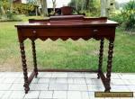 Period GOTHIC RENNAISSANCE VICTORIAN WALNUT WOOD WRITING Desk Vintage Antique   for Sale