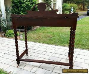 Item Period GOTHIC RENNAISSANCE VICTORIAN WALNUT WOOD WRITING Desk Vintage Antique   for Sale