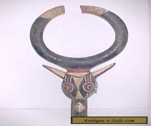 Item African Water Buffalo Mask Bwa Burkina Faso Vintage State Department for Sale