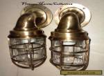 NEW MARINE BRASS SHIP PASSAGE LIGHT WITH ANTIQUE FINISH - SET OF 2 PIECE for Sale