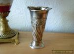 RARE Russian 84 Silver Cup Flower VASE, Moscow hallmark Romanov dynasty period  for Sale