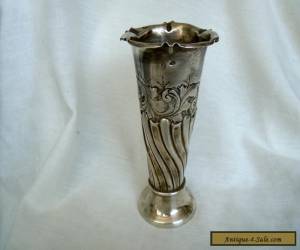 Item RARE Russian 84 Silver Cup Flower VASE, Moscow hallmark Romanov dynasty period  for Sale