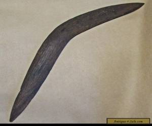 Item ABORIGINAL CARVED WOODEN WEST AUSTRALIAN PAY BACK BOOMERANG  for Sale