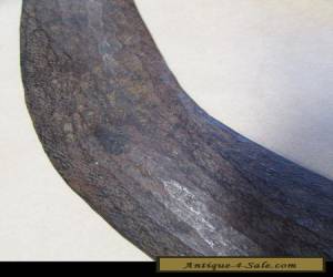 Item ABORIGINAL CARVED WOODEN WEST AUSTRALIAN PAY BACK BOOMERANG  for Sale