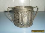 VINTAGE / ANTIQUE SILVER PLATE 'QUEEN CITY SILVER C. CINCINNATI' ORNATE DECO CUP for Sale