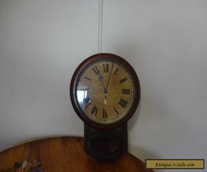 Item Antique railway working fusee clock for Sale