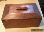 Handmade 1930s dovetailed wooden box.Simple and elegant -apprentice piece? for Sale