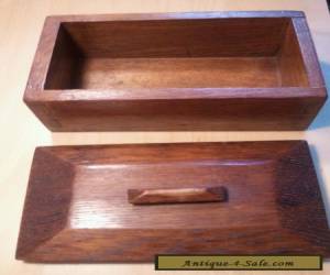 Item Handmade 1930s dovetailed wooden box.Simple and elegant -apprentice piece? for Sale