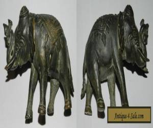 Item INDIA : OLD BRONZE ELEPHANT  for Sale