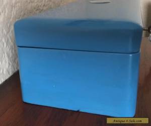 Item old wooden glove box - hand painted for Sale