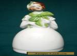 GORGEOUS VINTAGE FINE PORCELAIN LADY FIGURINE BELL - EXCELLENT CONDITION for Sale