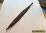 NICE OLD ANTIQUE CARVED AUSTRALIAN ABORIGINAL WOOMERA SPEAR THROWER NO CLUB for Sale