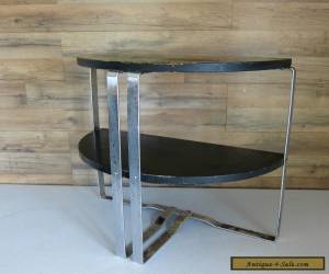 Item Wolfgang Hoffmann Art Deco Demilune End Table #301 for Sale