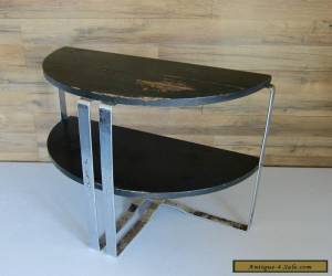 Item Wolfgang Hoffmann Art Deco Demilune End Table #301 for Sale