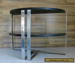 Item Wolfgang Hoffmann Art Deco Demilune End Table #301 for Sale