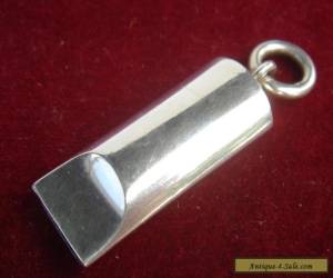 Item Sterling Silver Antique Whistle for Sale