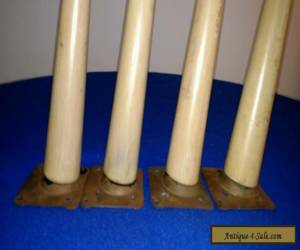 Item Mid Century Modern Wood Furniture Legs 13" Lot Of 4 for Sale