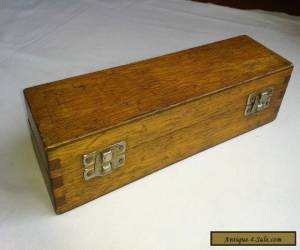 Item Small Vintage Wooden Dove Tail Joint Tool Box. for Sale