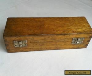 Item Small Vintage Wooden Dove Tail Joint Tool Box. for Sale