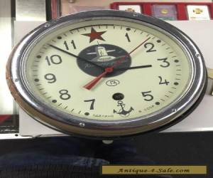 Item Vintage Russian Submarine Wall Clock With Key.         for Sale