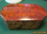 STUNNING WOODEN BOX WITH INSET TRAY for Sale