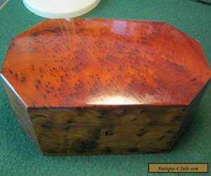 Item STUNNING WOODEN BOX WITH INSET TRAY for Sale
