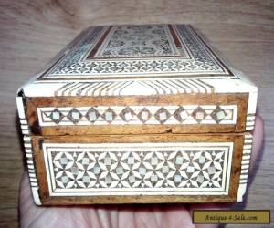 Item ANTIQUE WOODEN TRINKET BOX RESTORATION PROJECT. IN NEED OF SOME TLC!  for Sale