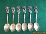 SILVER SET OF SPOONS ,EUROPEAN ,800 for Sale
