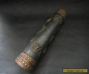 Item  China Chinese Old vintage decorative hand-carved brass Kaleidoscope dragon for Sale