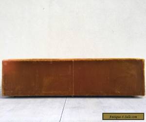 Item Mid Century Vintage 70's Velvet Rustic Brown Sofa for Sale