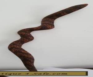 Item Large Aboriginal Pokerwork Snake for Sale
