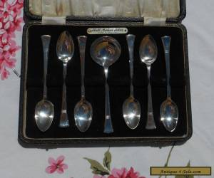 Item Solid Silver Art Deco Boxed tea spoon set  for Sale